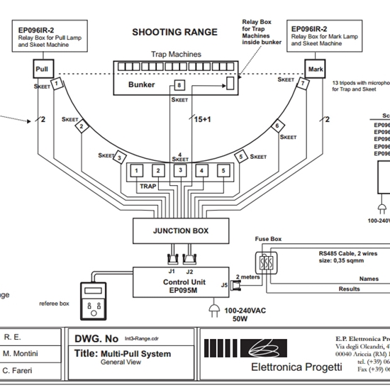 Briley MFG Wiring Schematic for Olympic Bunker and Skeet