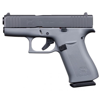 Glock G43X Concrete Gray Elite Smoke ACG-57010 9mm, 10 rd, (G77716)